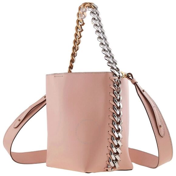 Stella McCartney Frayme Bucket Bag in Nude - Picture 3 of 10